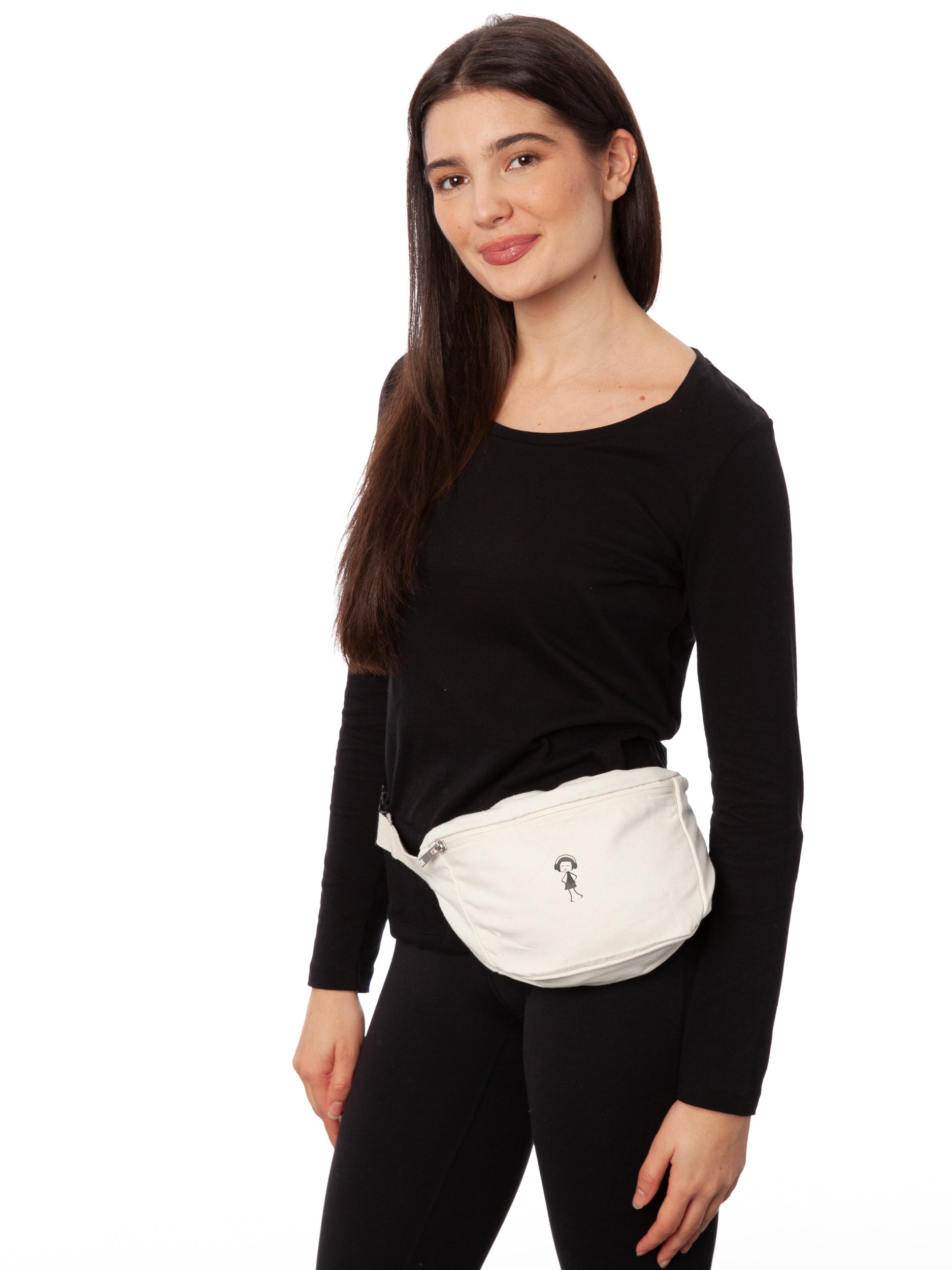 Bauchtasche Dancing Queen natural white