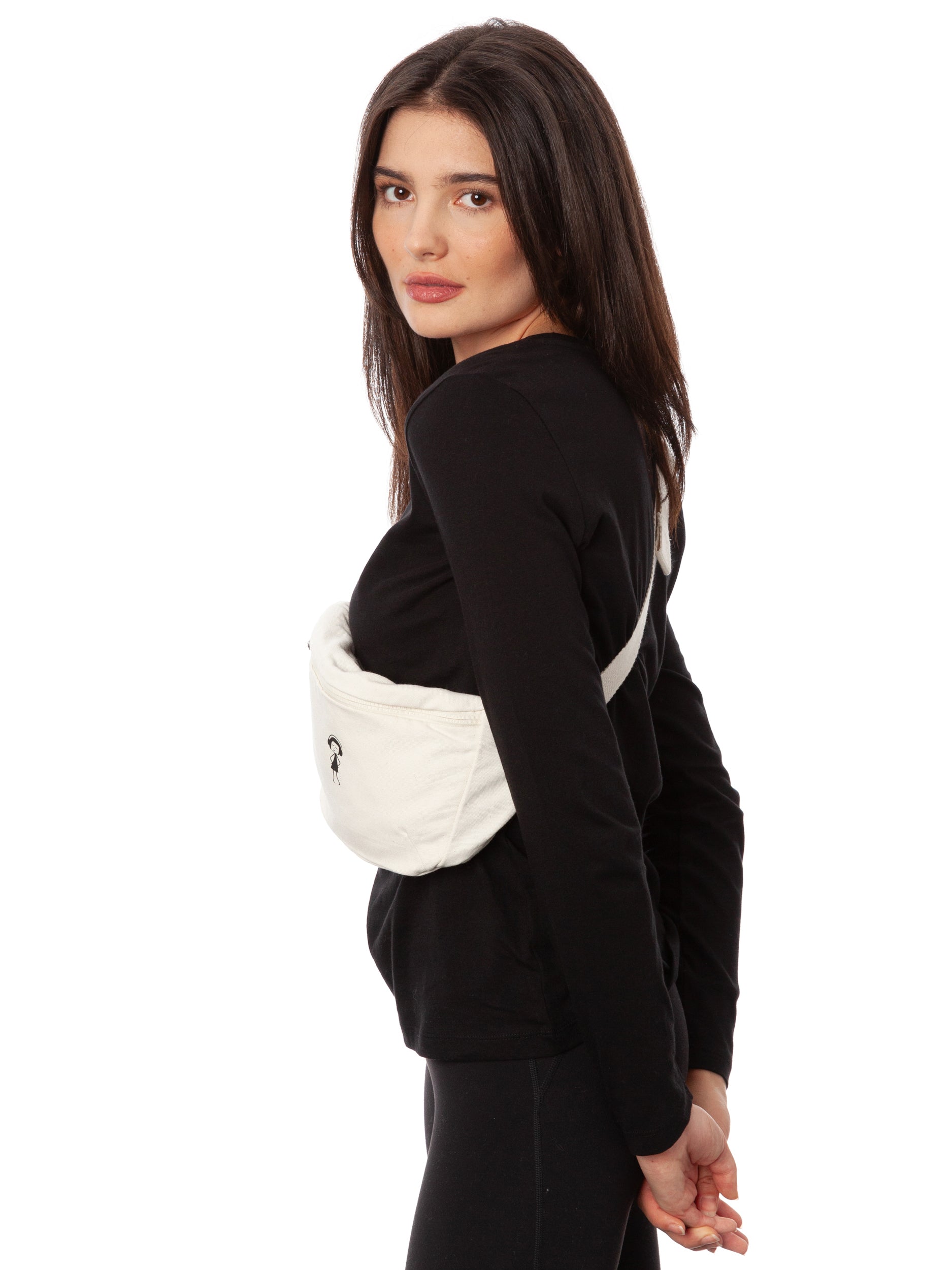 Bauchtasche Dancing Queen natural white