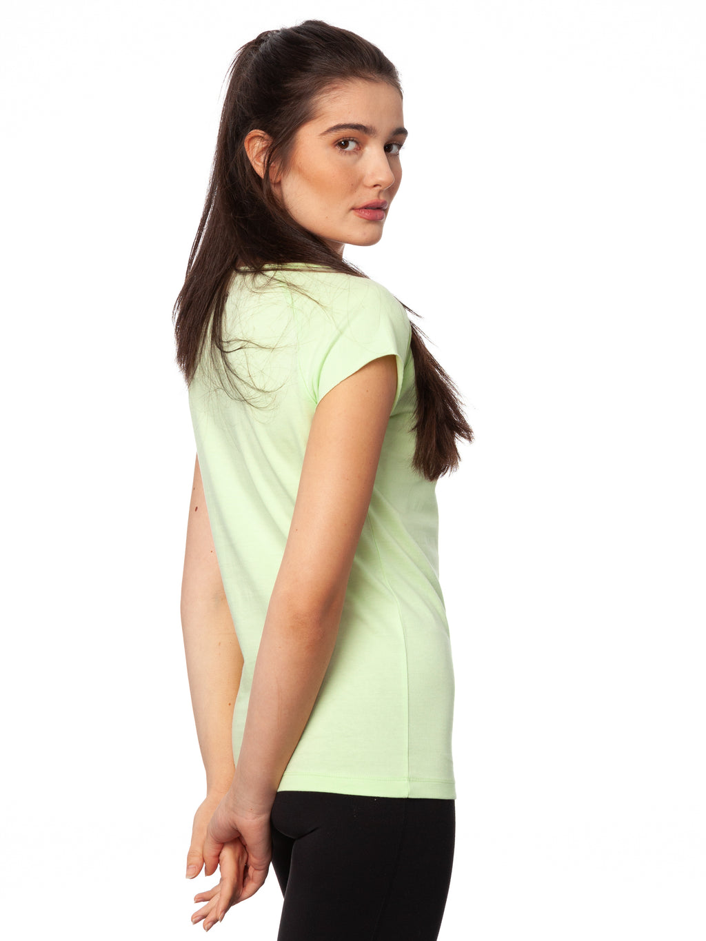 Cap Sleeve lime green