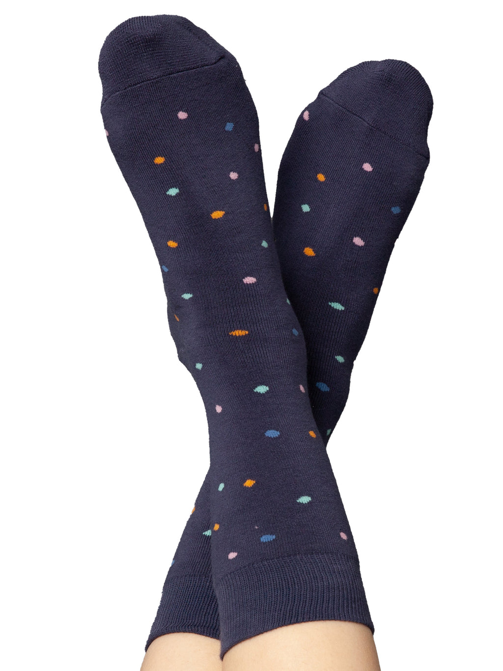 Warm cuddly socks with organic cotton confetti thundercloud