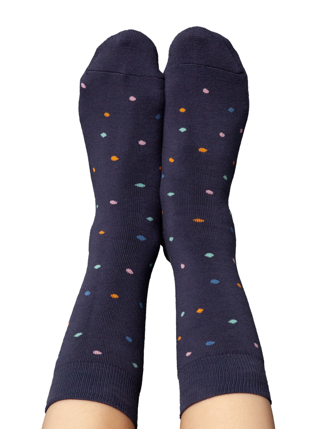 Warm cuddly socks with organic cotton confetti thundercloud