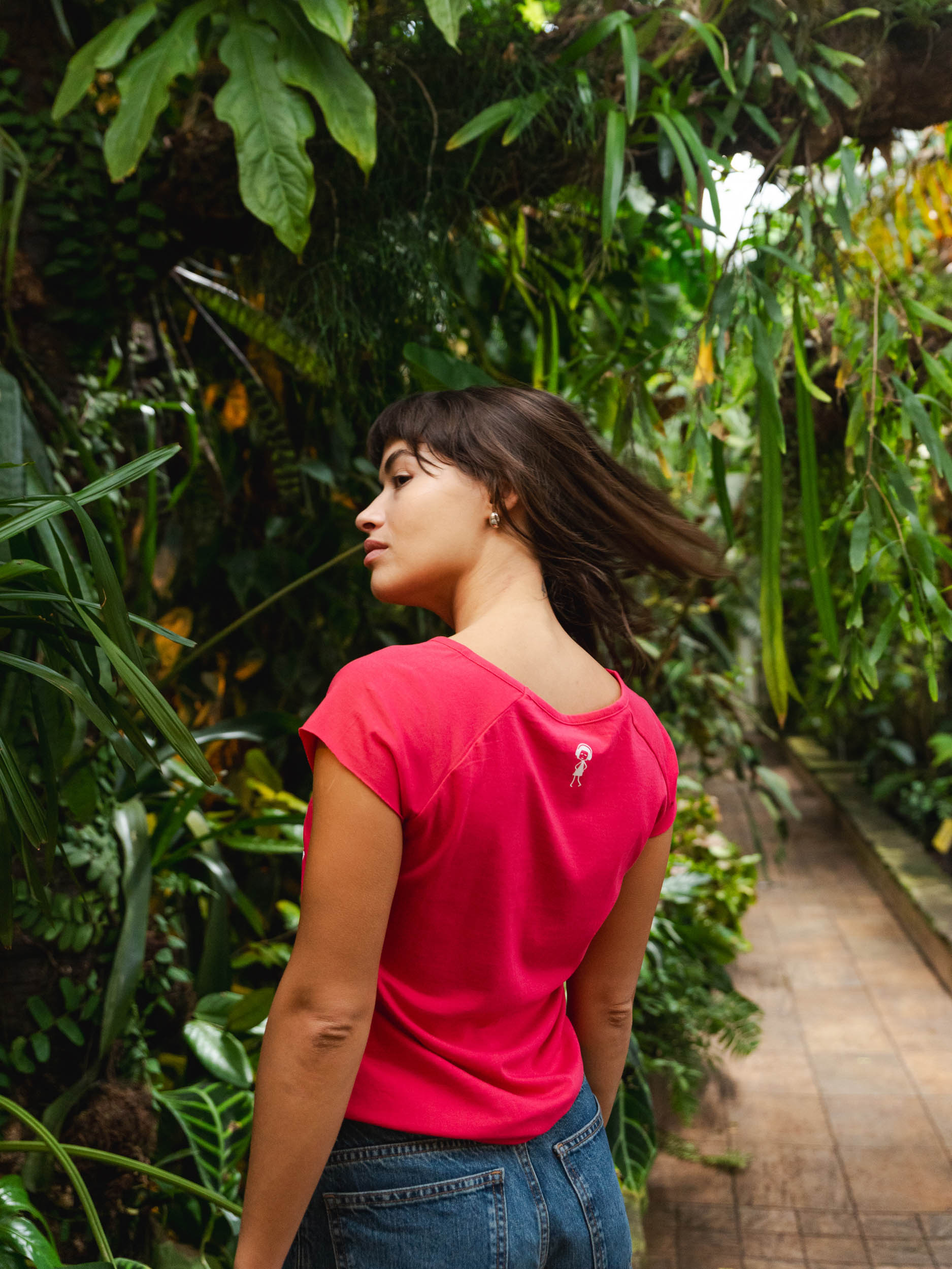 Catlove Cap Sleeve fuchsia