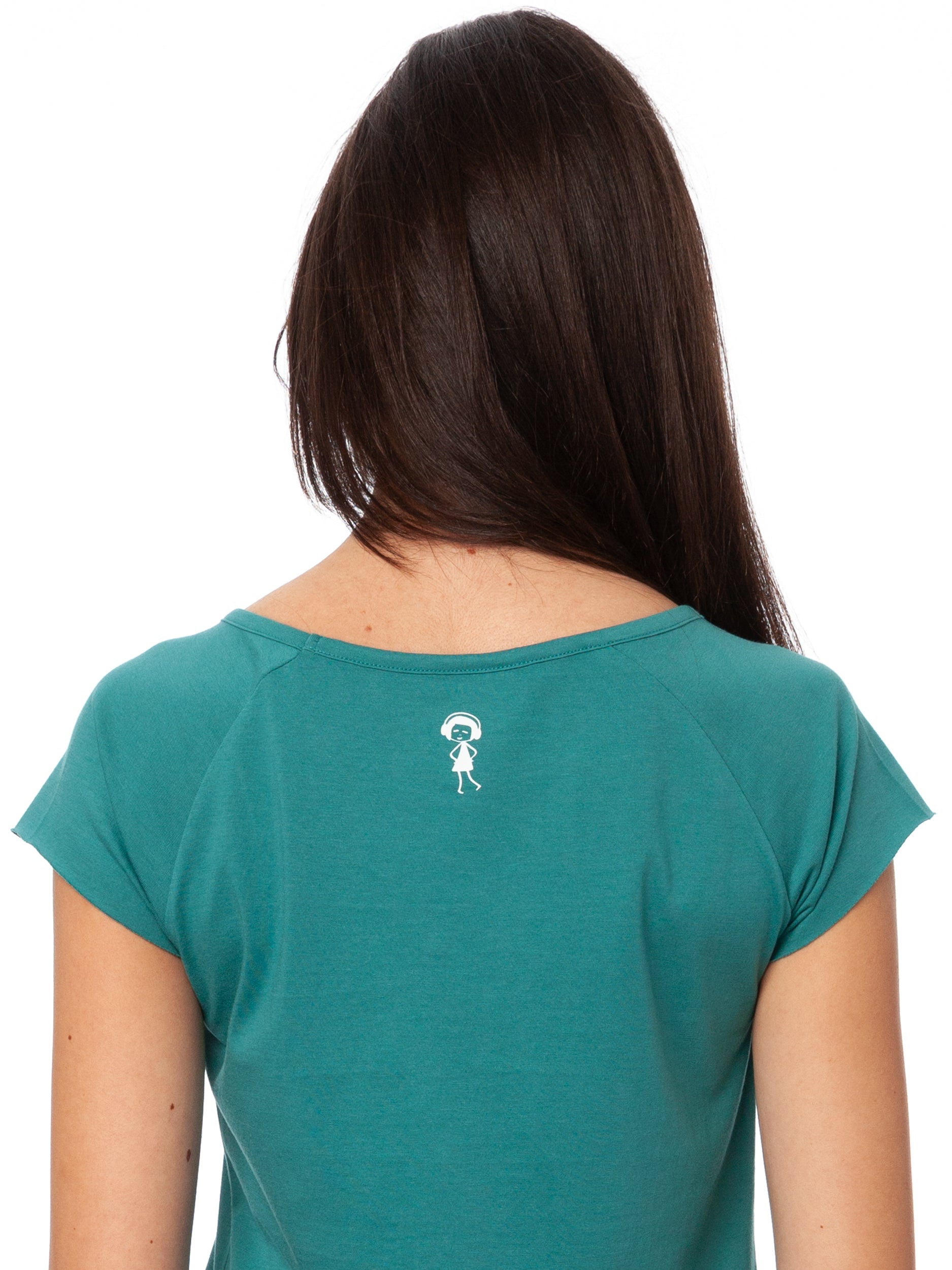 La Capitana Cap Sleeve jungel green