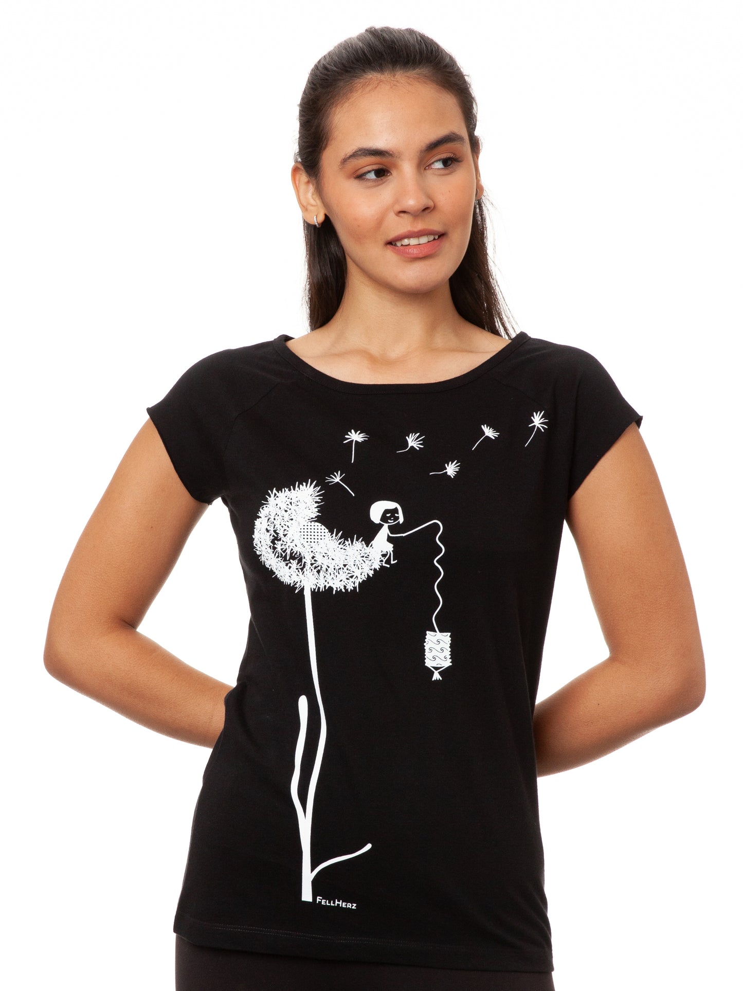 Dandelion Cap Sleeve black 