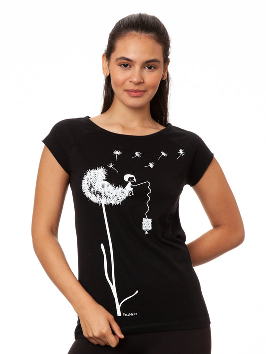 Dandelion Cap Sleeve black 
