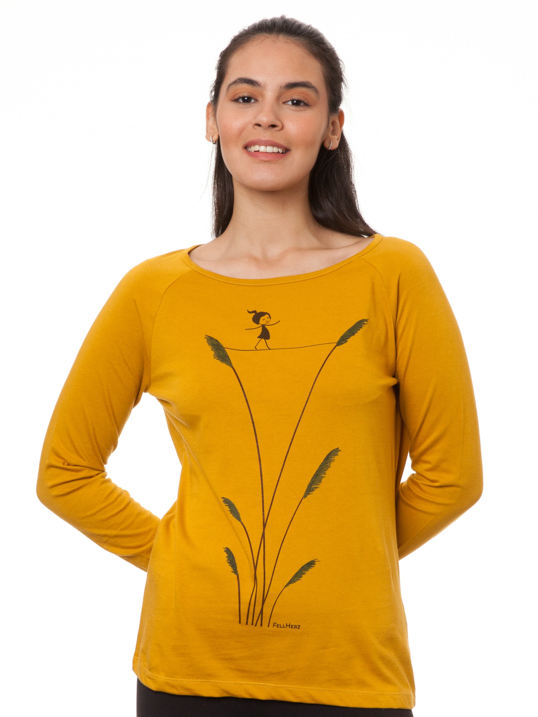 Raglan Longsleeve Tightrope Harvest Gold