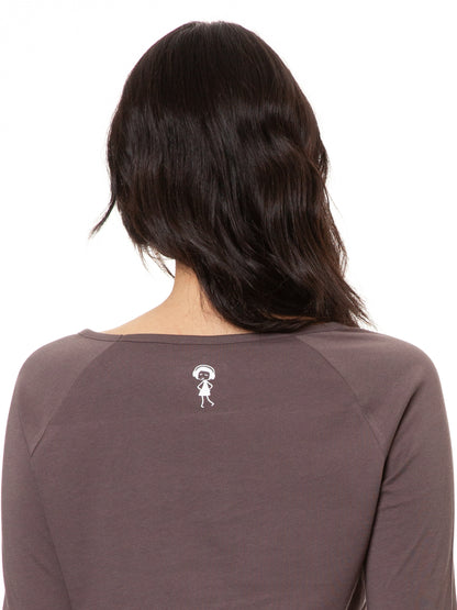 Raglan Longsleeve Sunrise volcanic grey