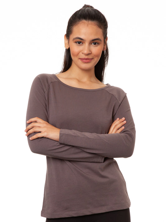 Raglan Longsleeve volcanic grey