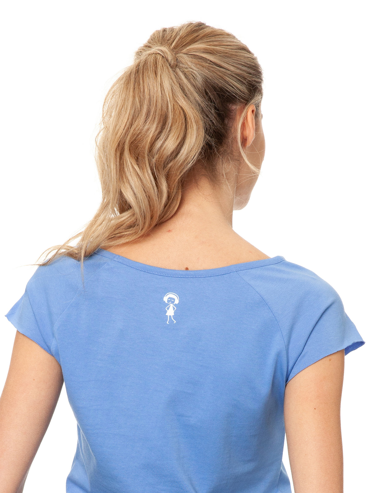 Damen Cap Sleeve T-Shirt aus Bio-Baumwolle – Einzelansicht aus dem 3er Mix Bundle Ruby, Cornflower und Scarab Green