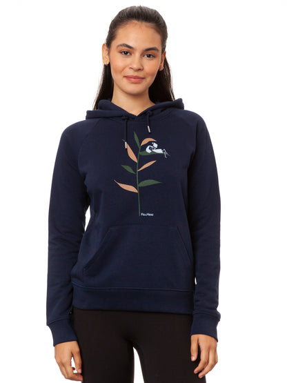 Book Lover Hoodie navy