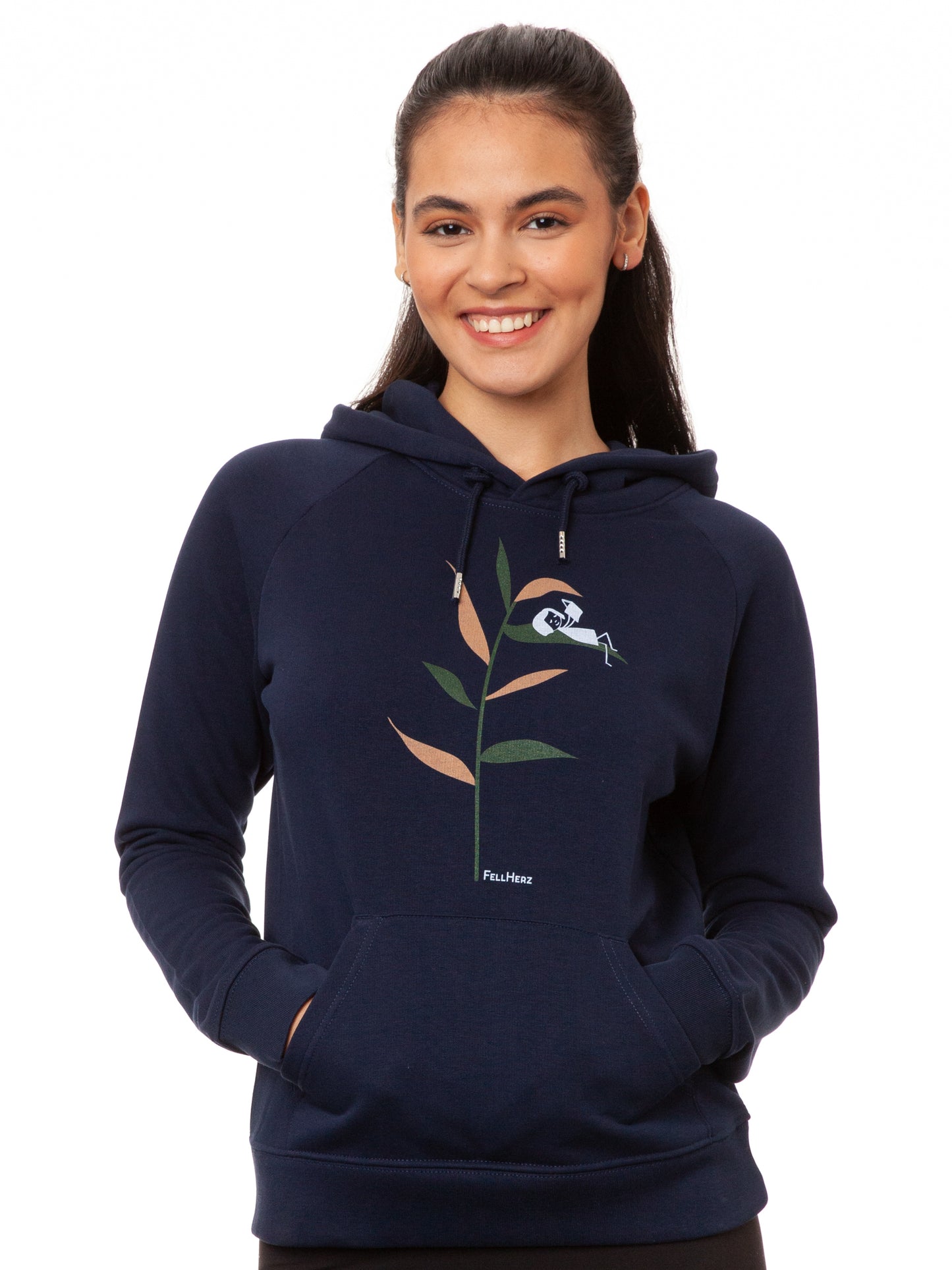 Book Lover Hoodie navy