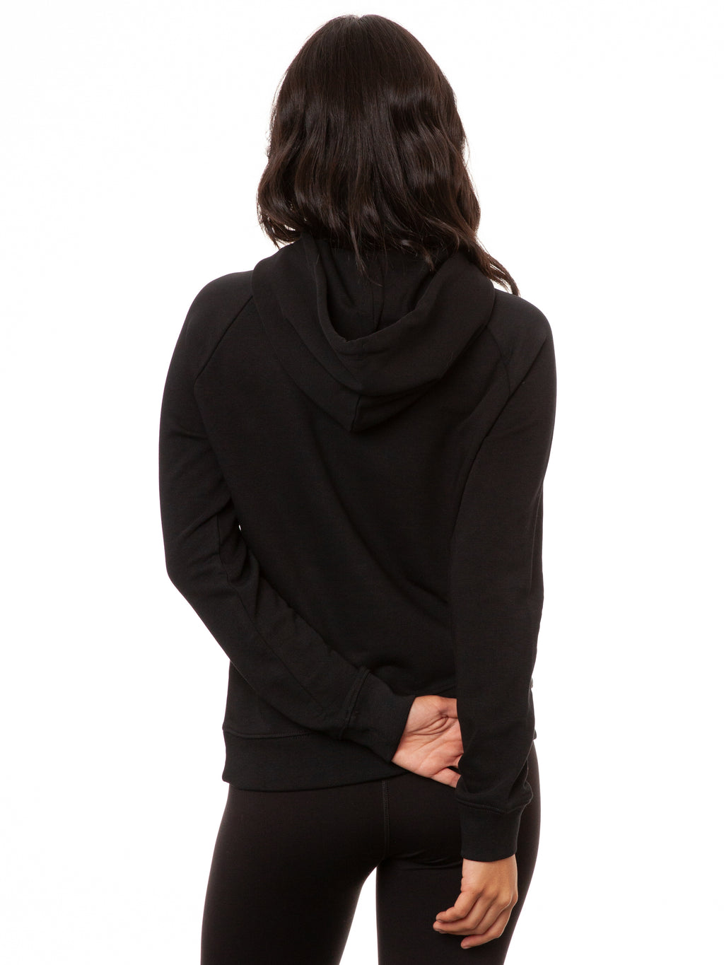 Camping Girl Hoodie black