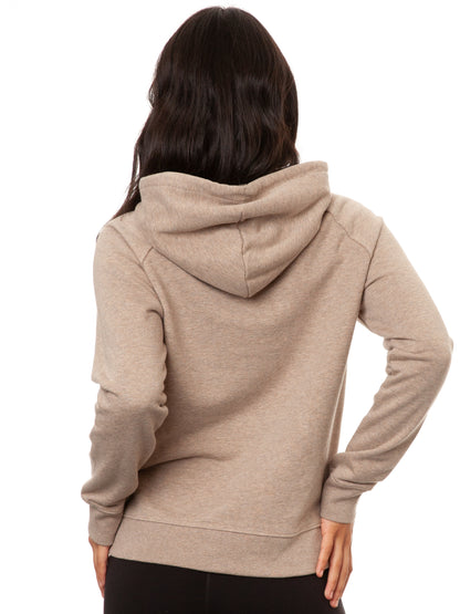 Glücksklee Hoodie heather sand