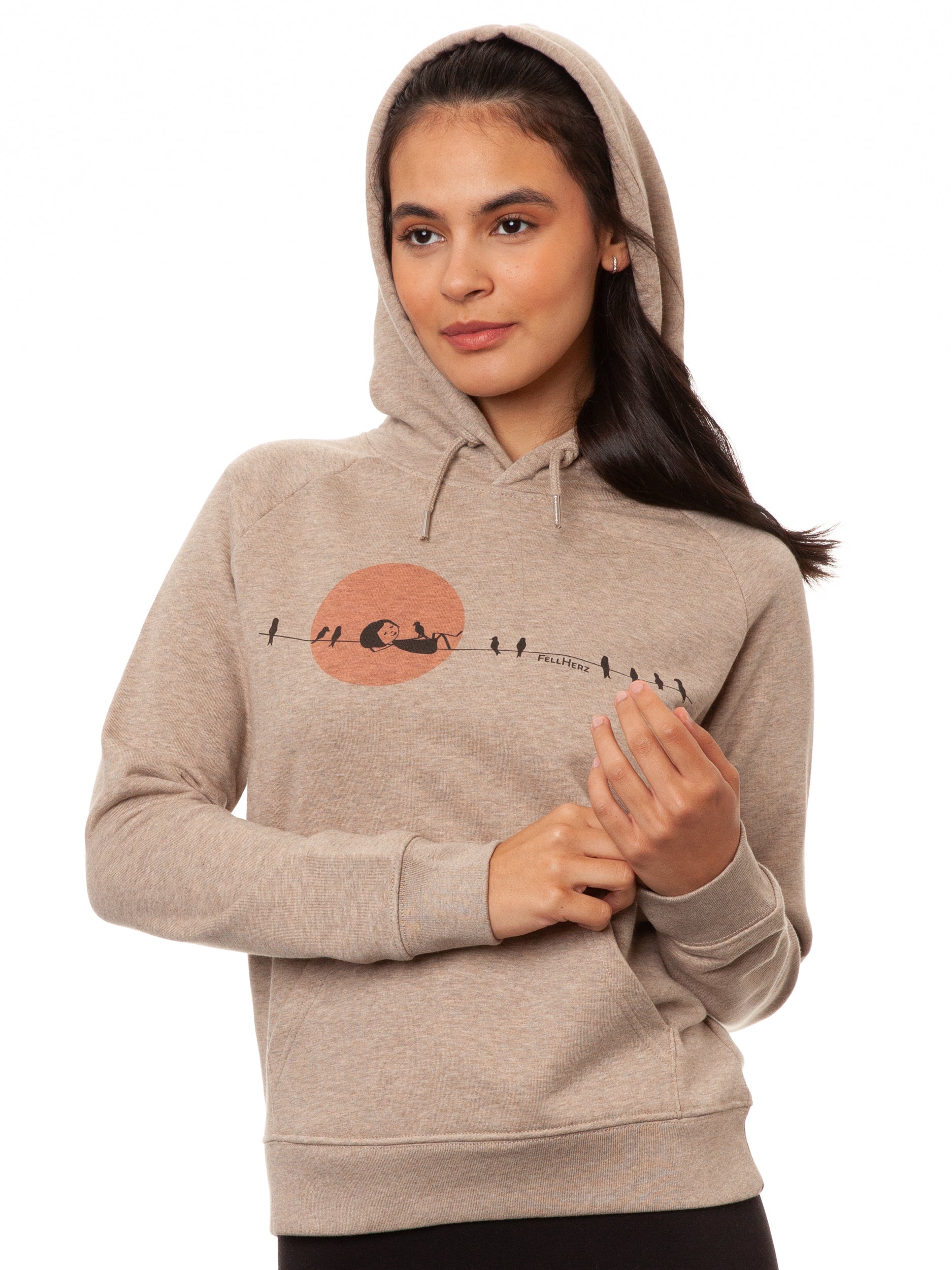 Sunrise Hoodie heather sand