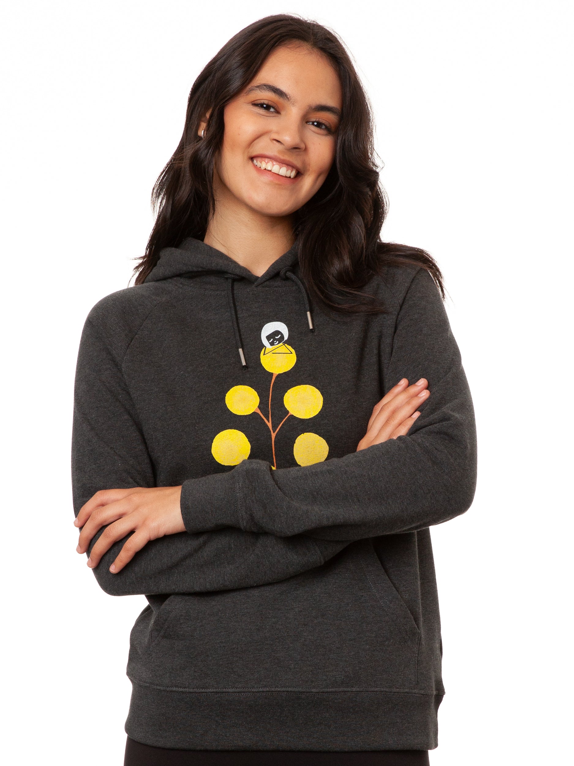 Just relax Hoodie dark heather grey