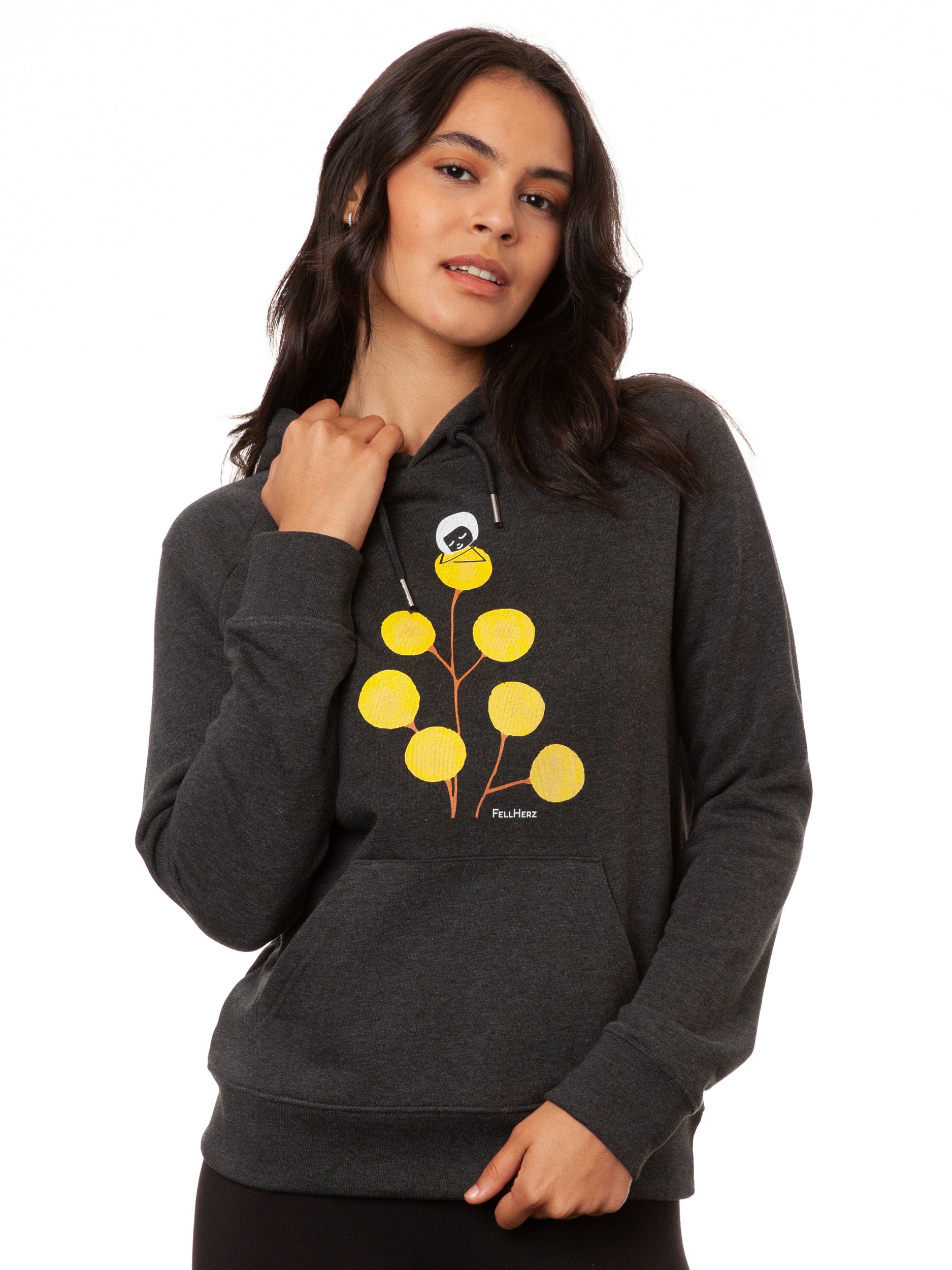 Just relax Hoodie dark heather grey