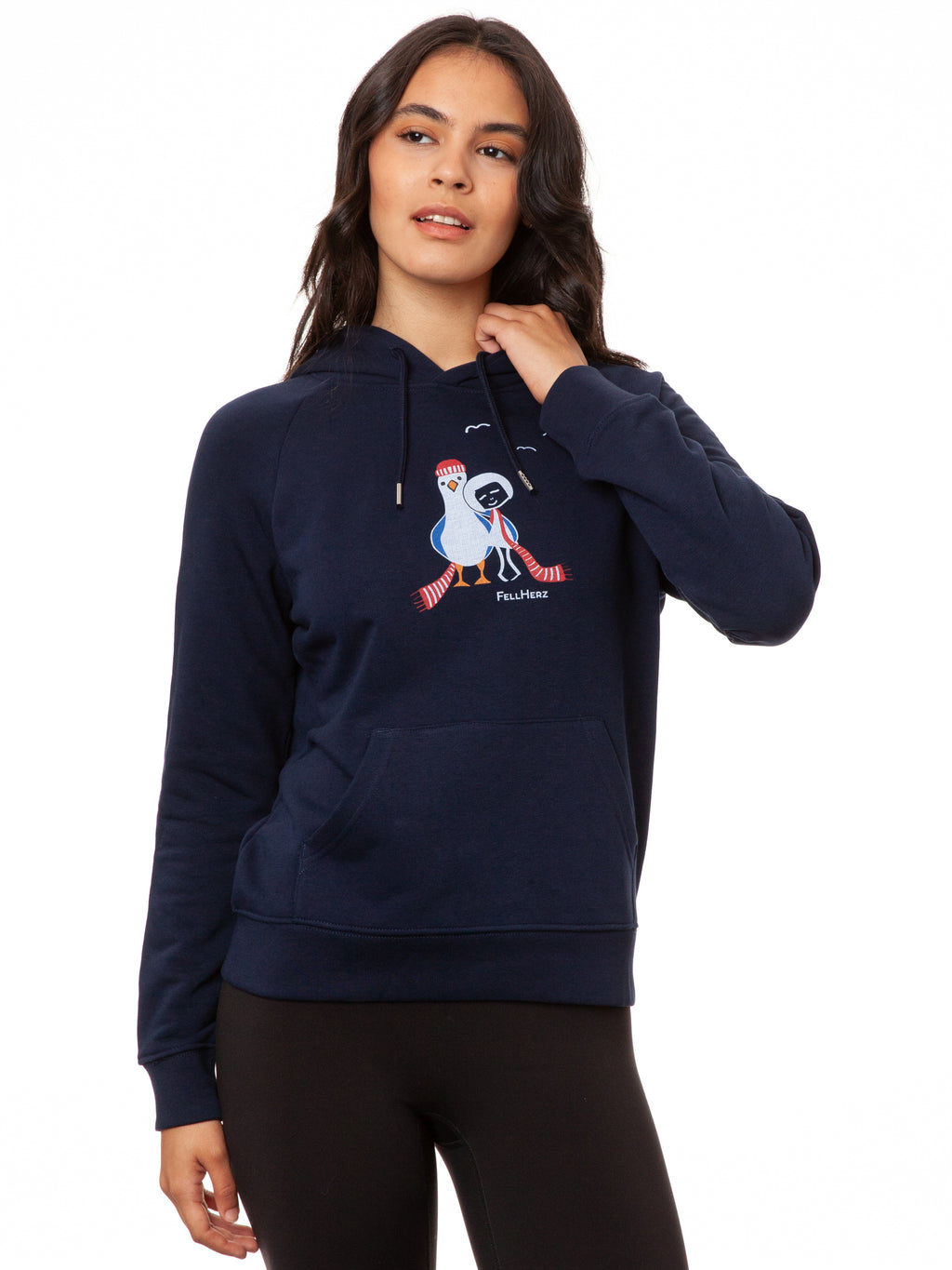 Seagull Love Hoodie navy