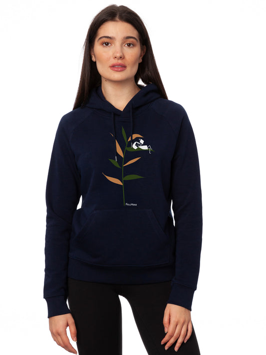 Book Lover Hoodie navy