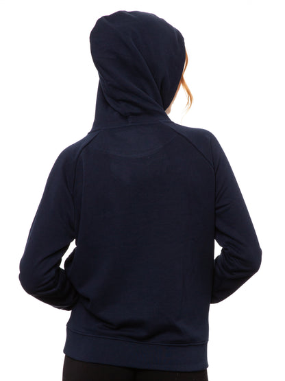 Möwen-Liebe Hoodie navy