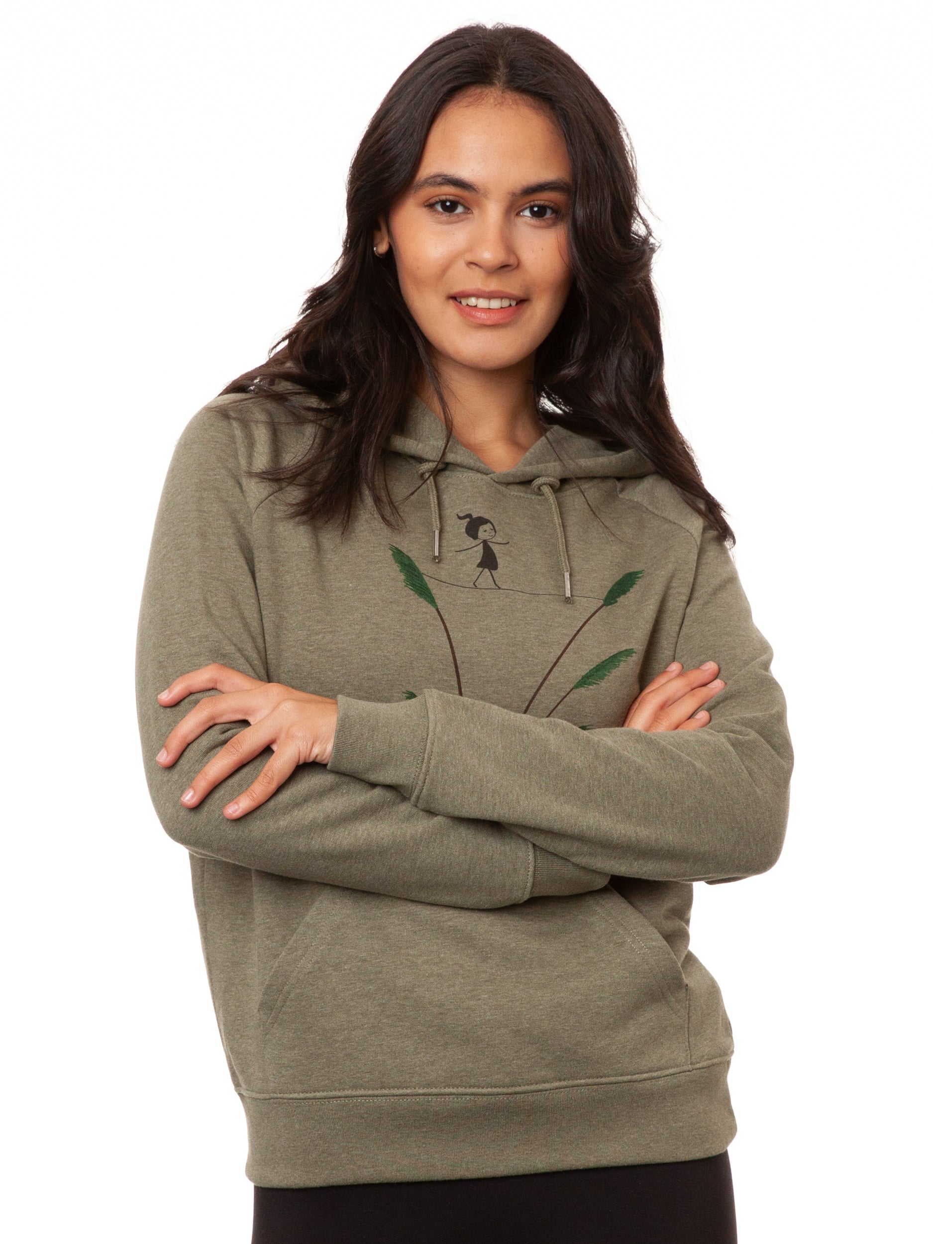 Tightrope Dance Hoodie heather khaki