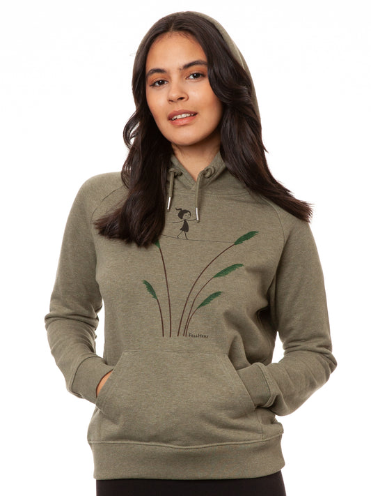 Seiltanz Hoodie heather khaki