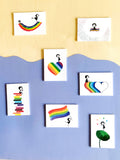 FellHerz Rainbow Postcard Set