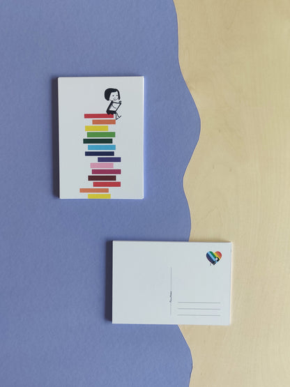 FellHerz Rainbow Postcard Set
