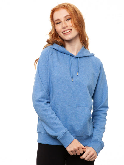 Hoodie Blue melange