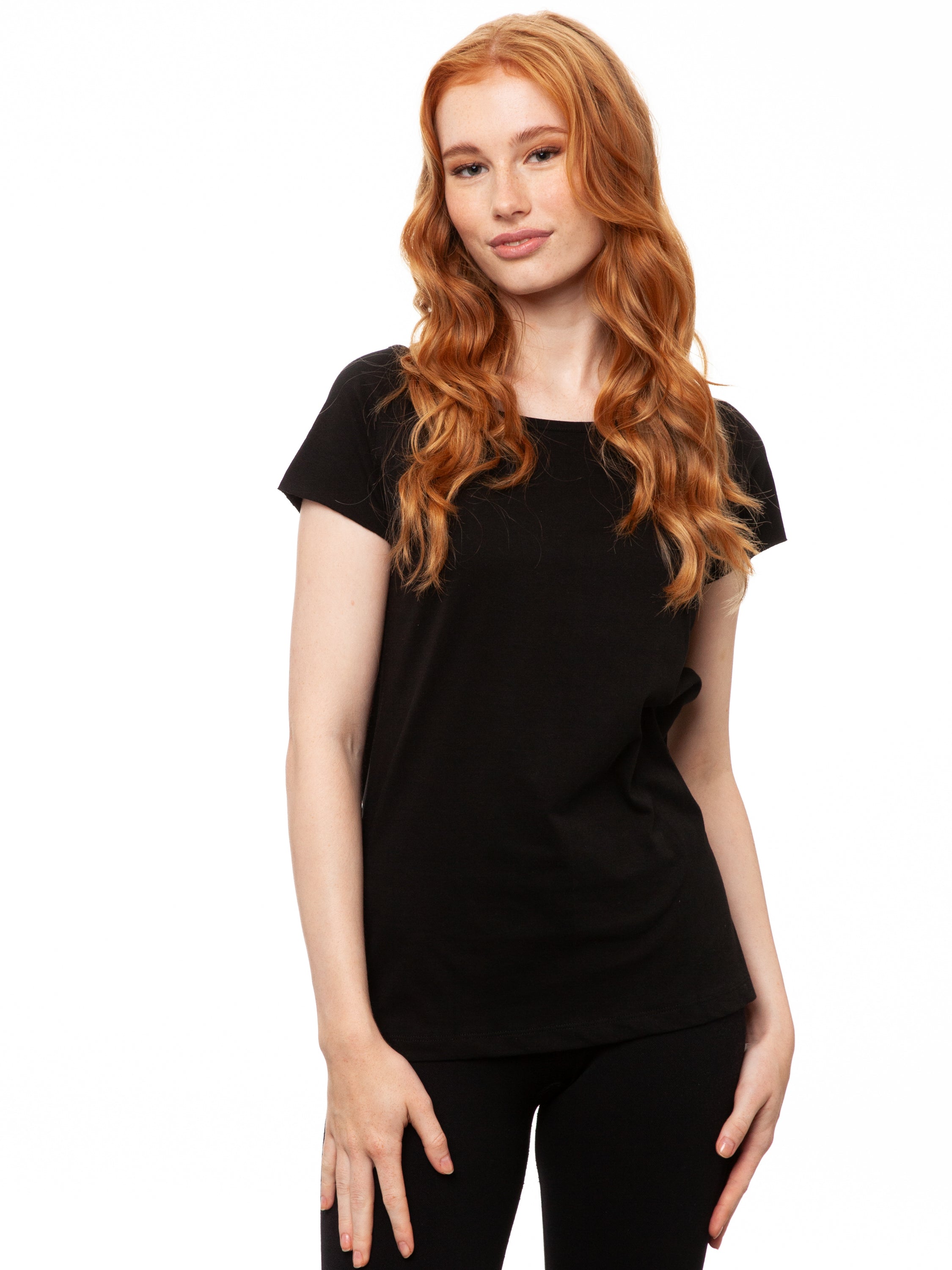 3er Pack Cap Sleeve black