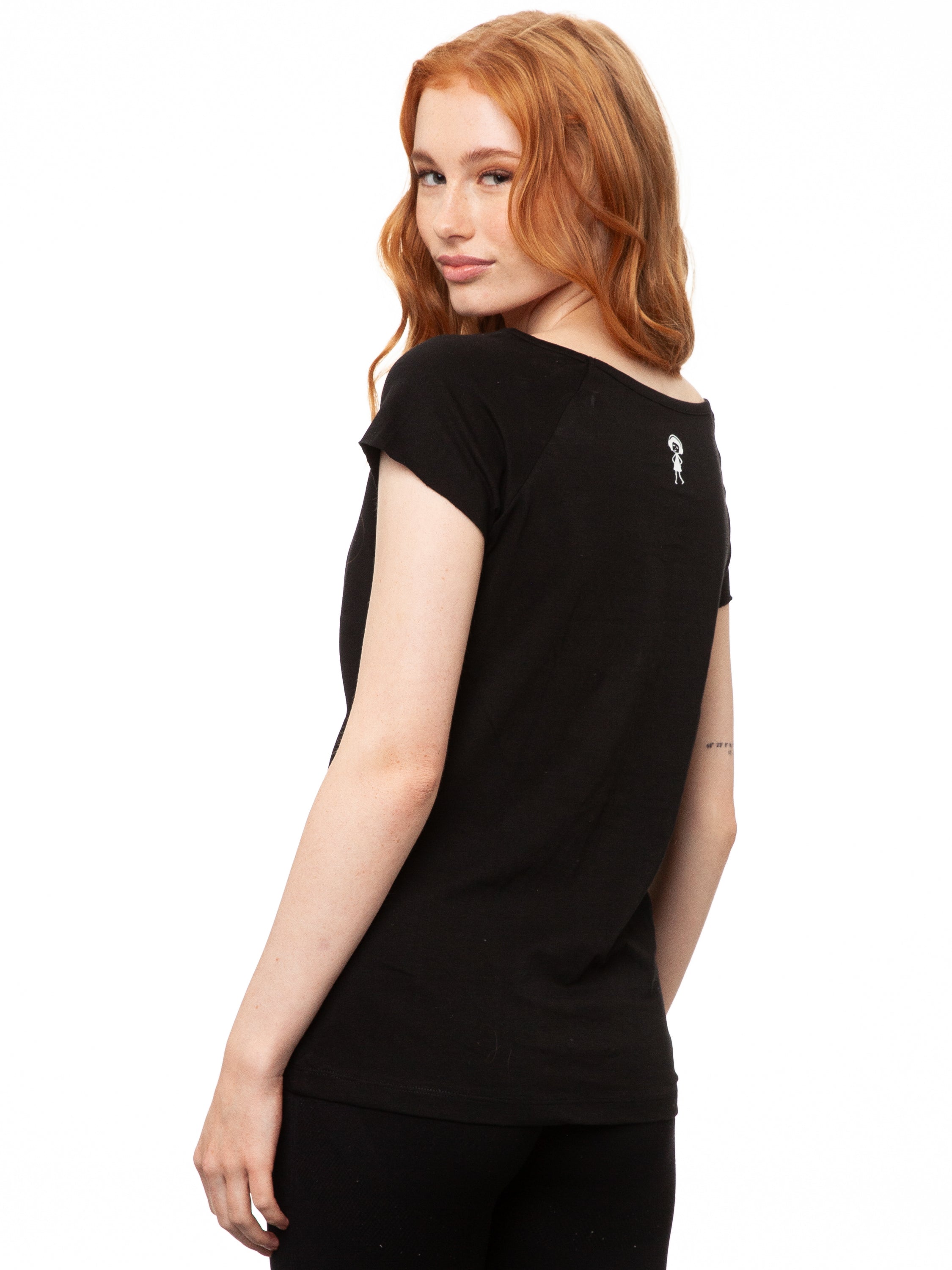 3er Pack Cap Sleeve black