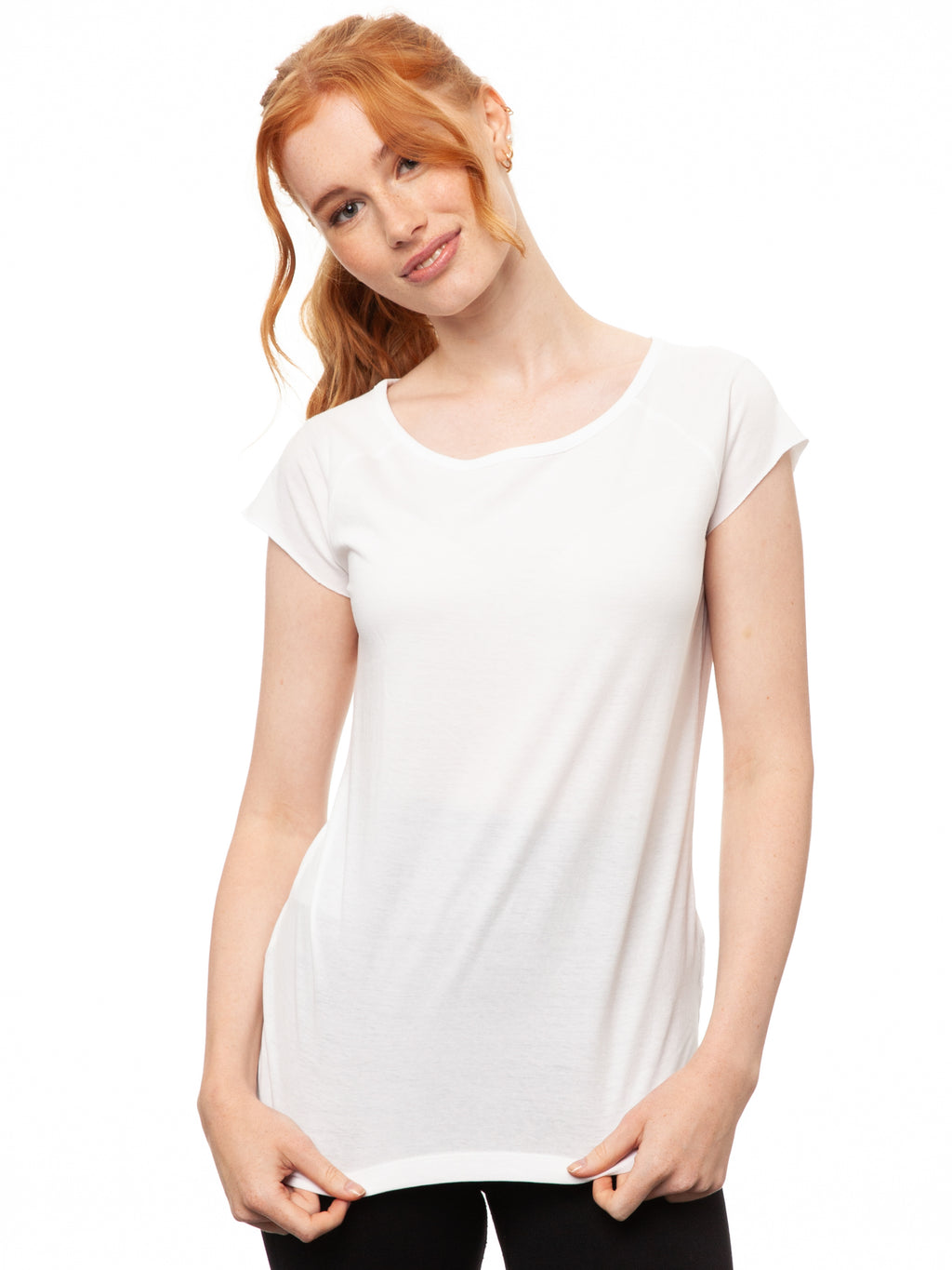 Cap sleeve white