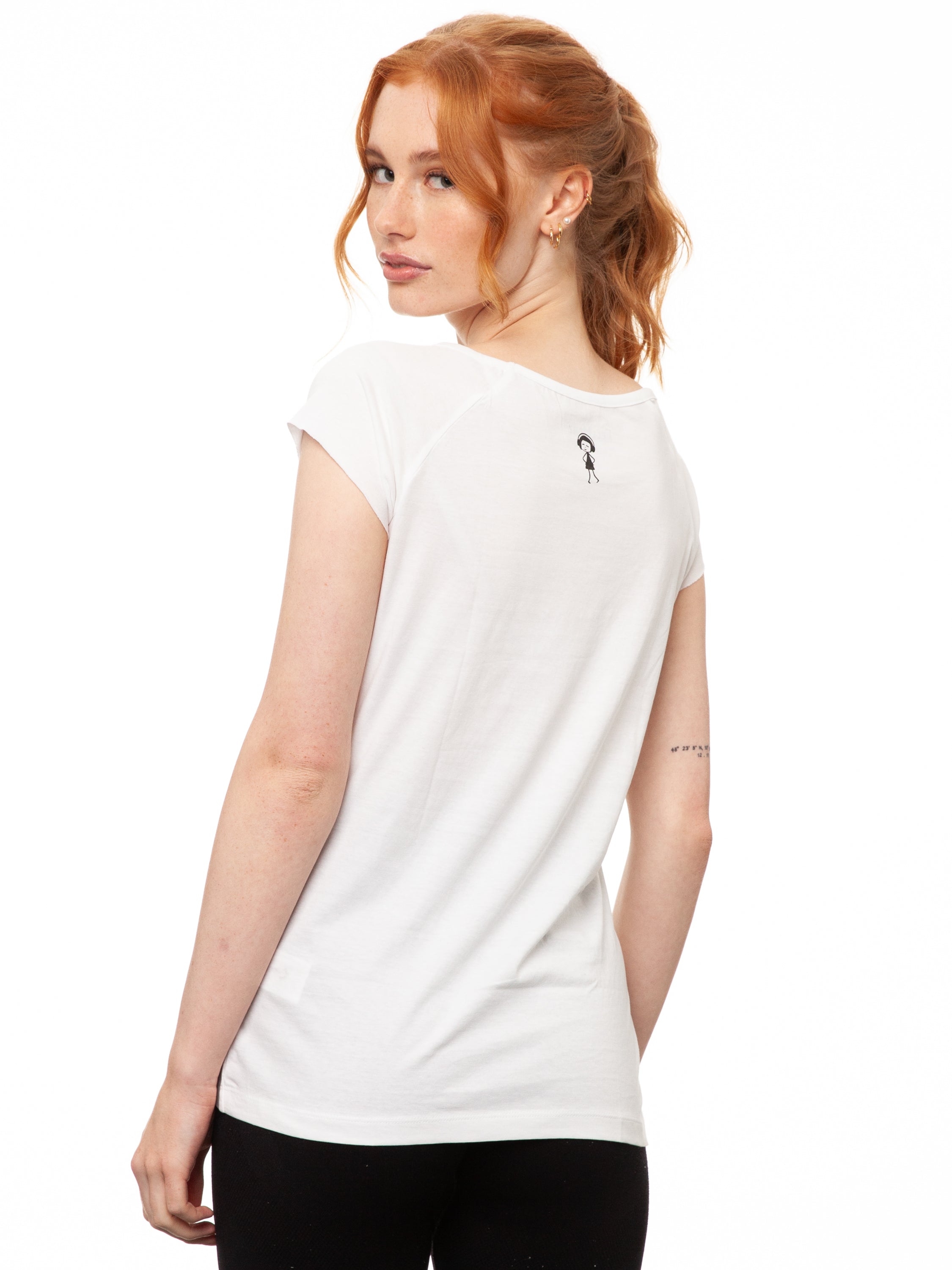 Cap sleeve white