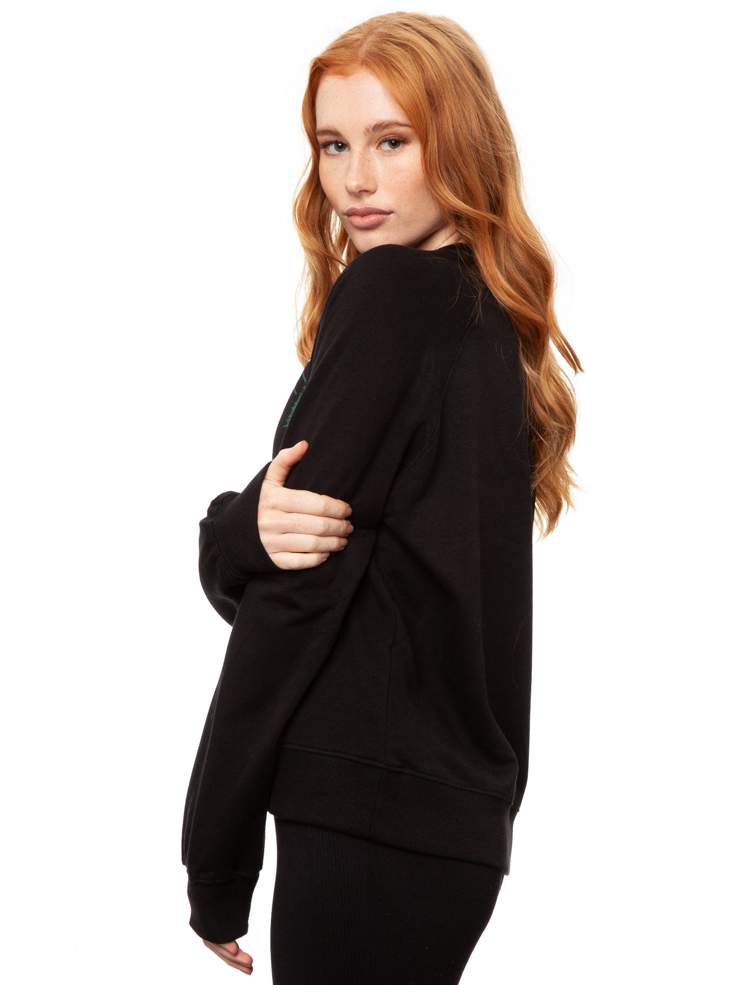 Camping Raglan Sweater black