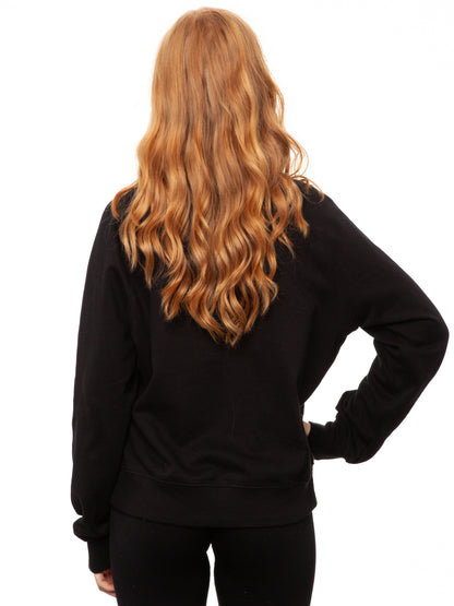 Camping Raglan Sweater black