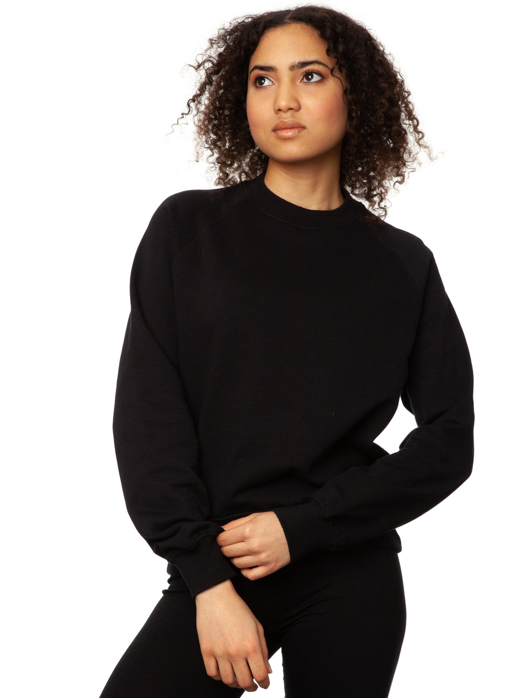 Guitar girl Raglan Sweater gray melange 