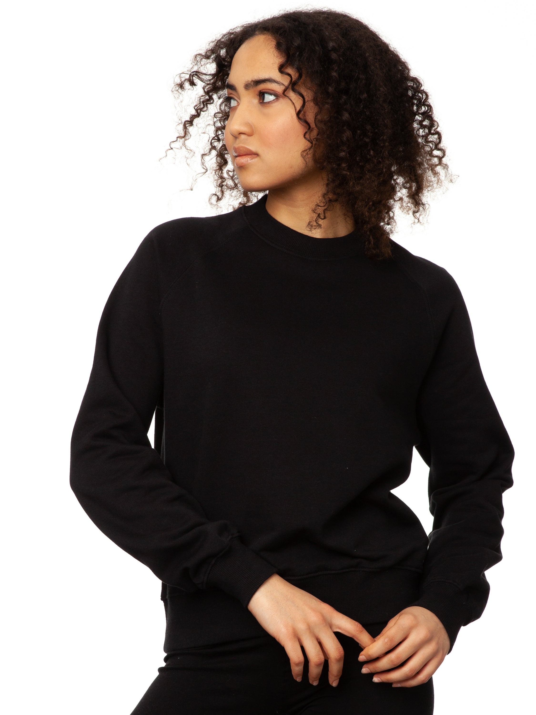 Guitar girl Raglan Sweater gray melange 