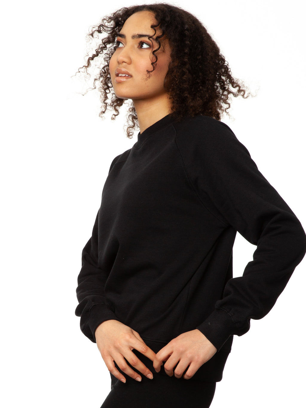 Guitar girl Raglan Sweater gray melange 