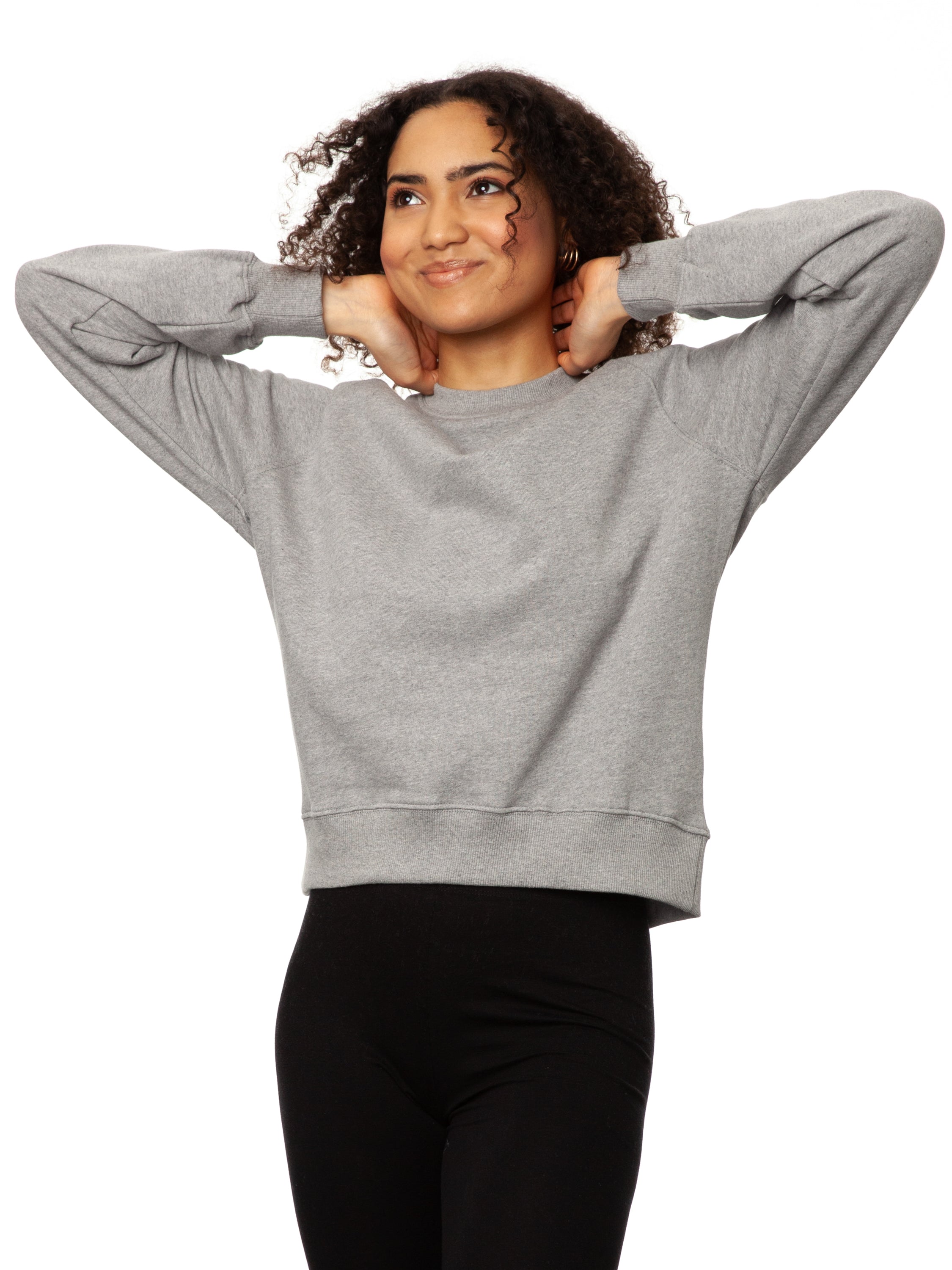 Raglan Sweater grey melange