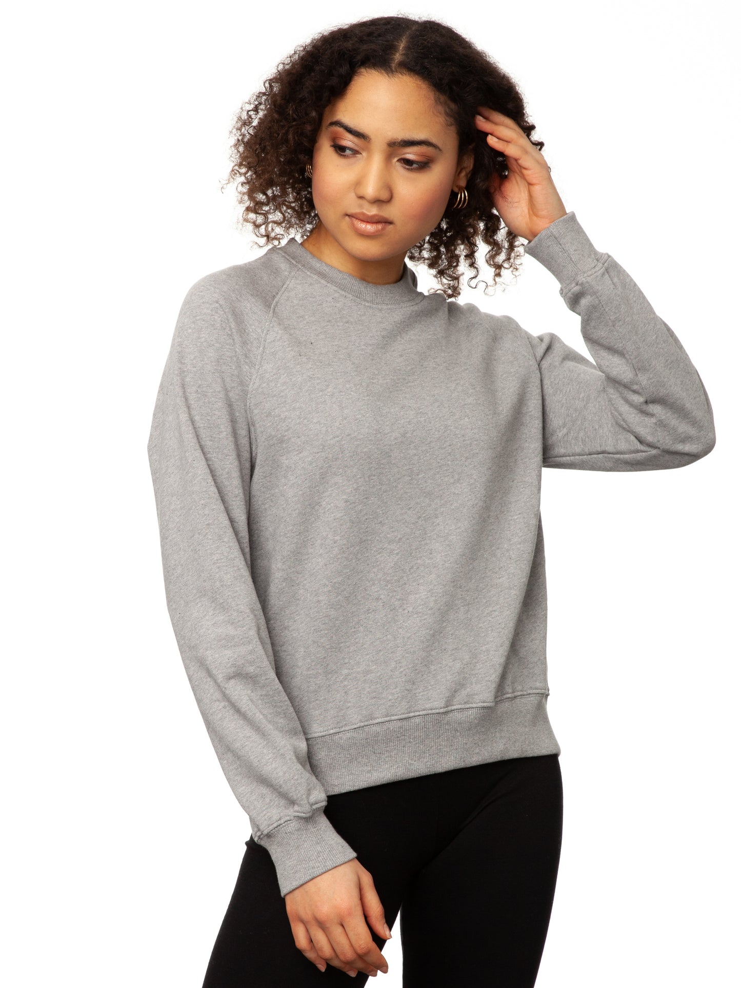 Raglan Sweater grey melange