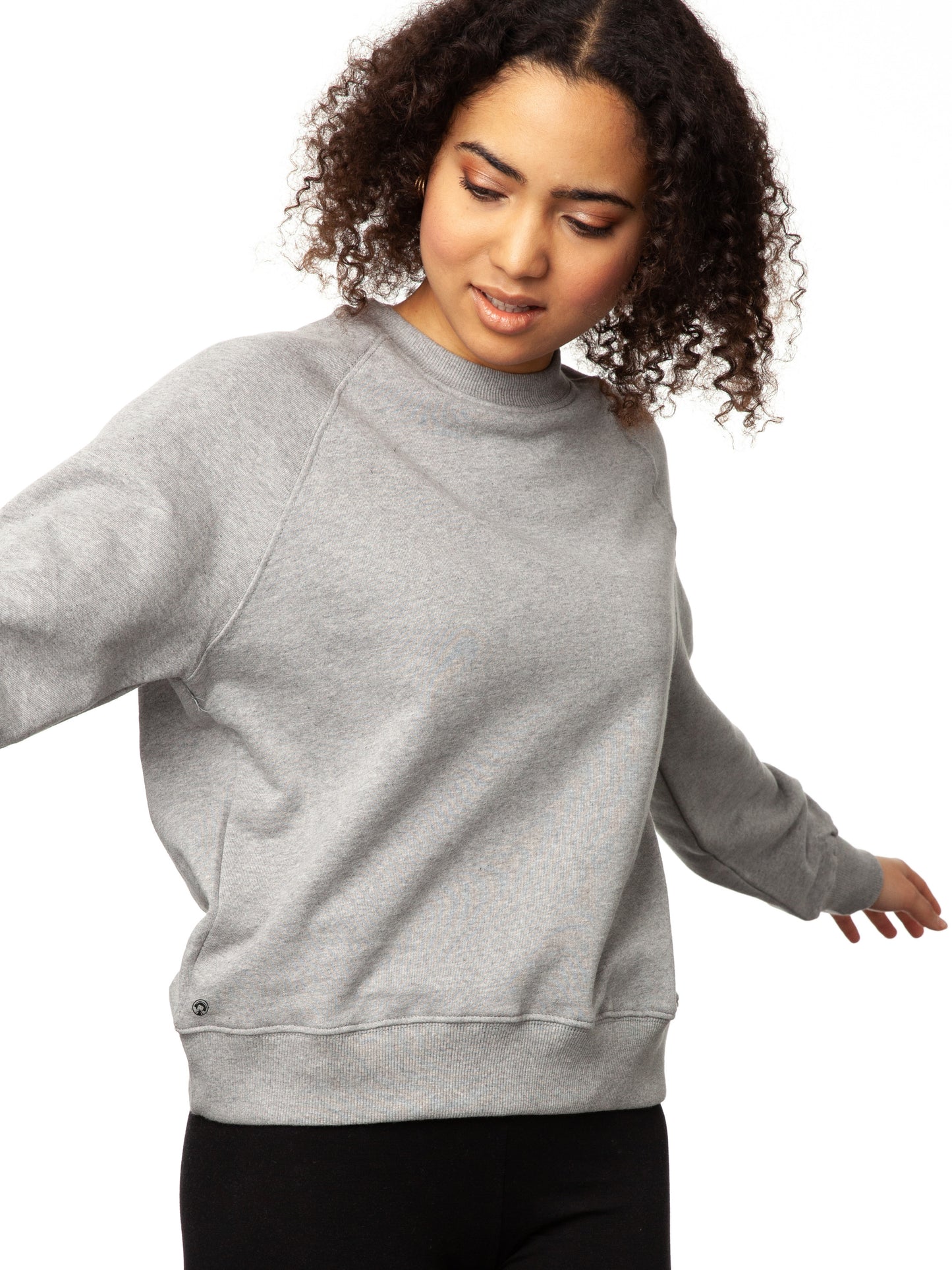 Raglan Sweater grey melange