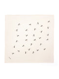 Book Girl Furoshiki white