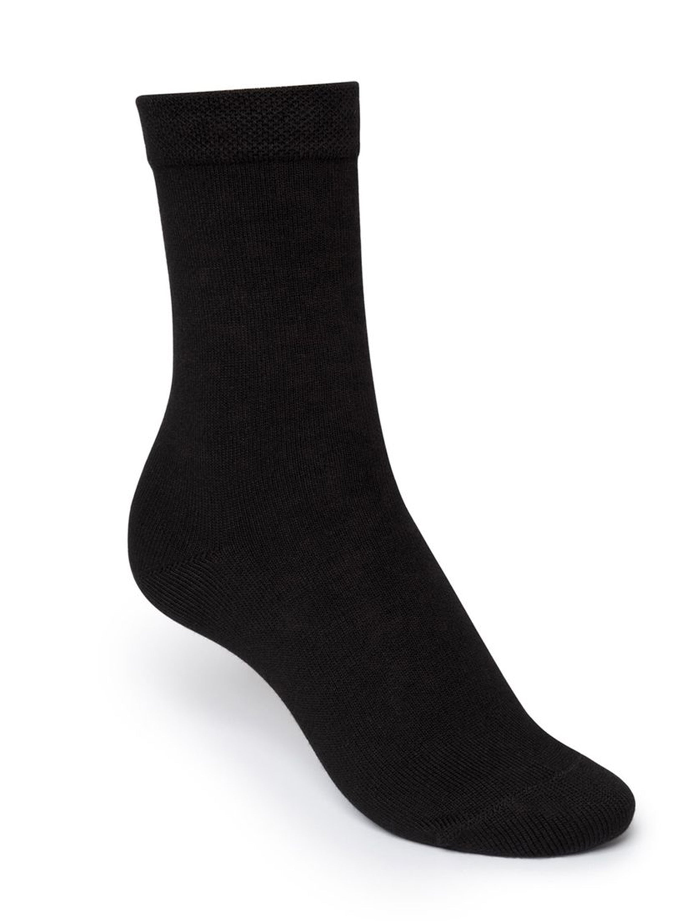 Socken mit Bio-Baumwolle schwarz