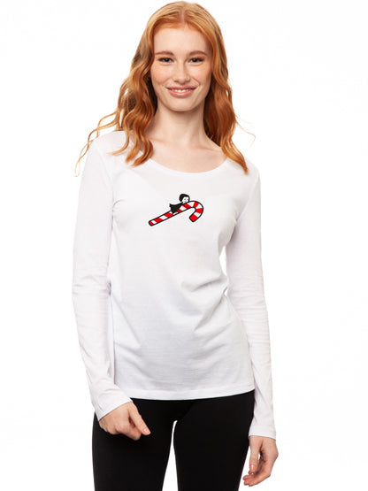 Zuckerstange Longsleeve white