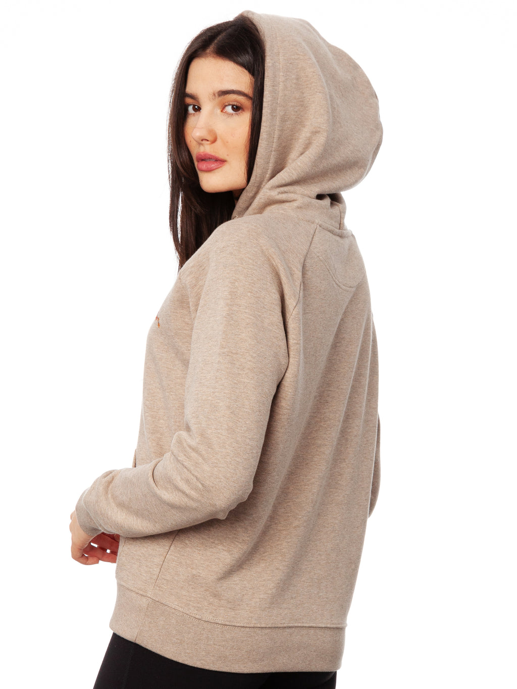 Ahorn-Mädchen Hoodie heather sand