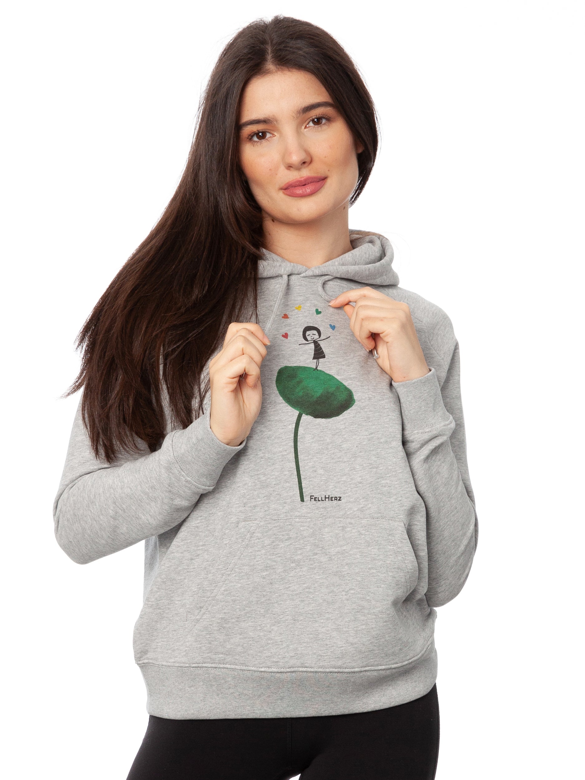 Rainbow Juggleuse Hoodie heather gray