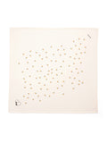 Rainbow Heart Furoshiki white