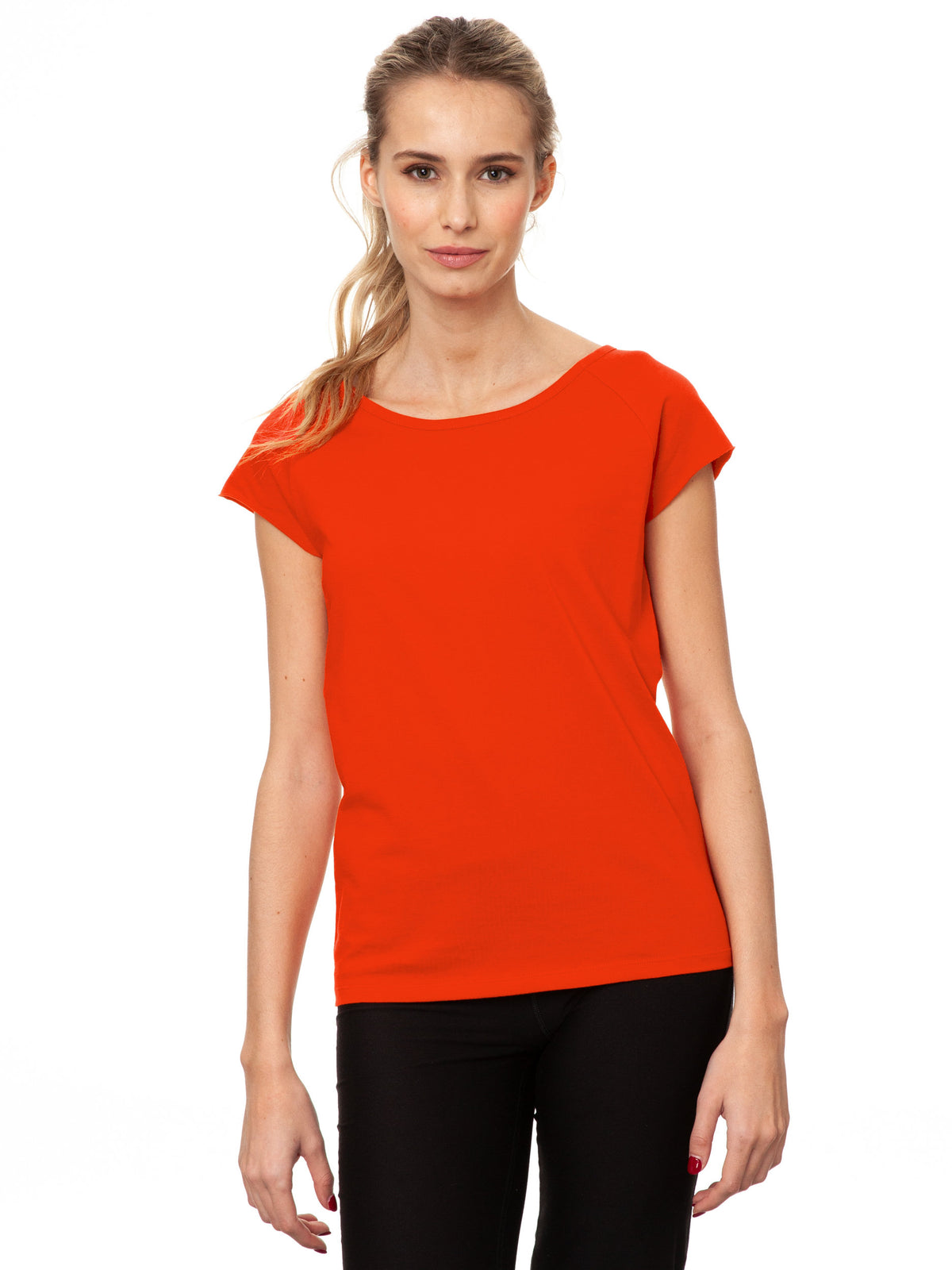 Cap sleeve koi orange