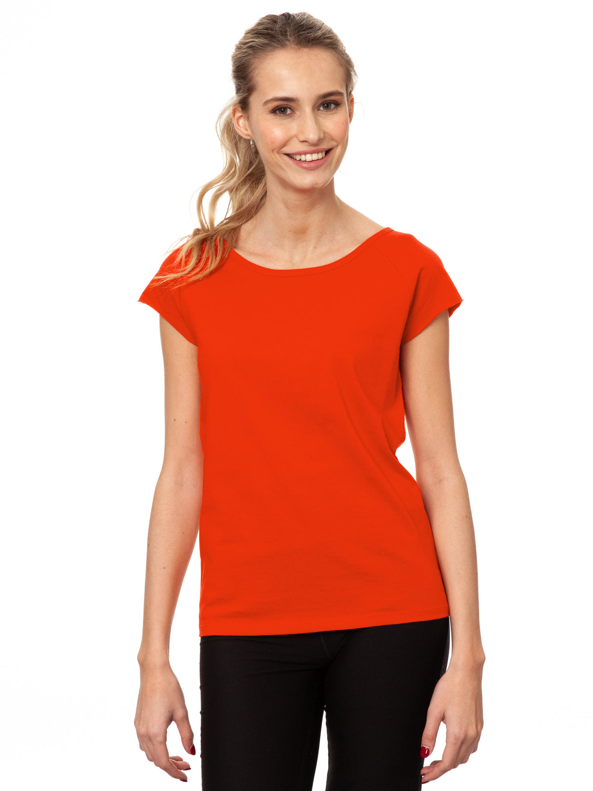 Cap sleeve koi orange