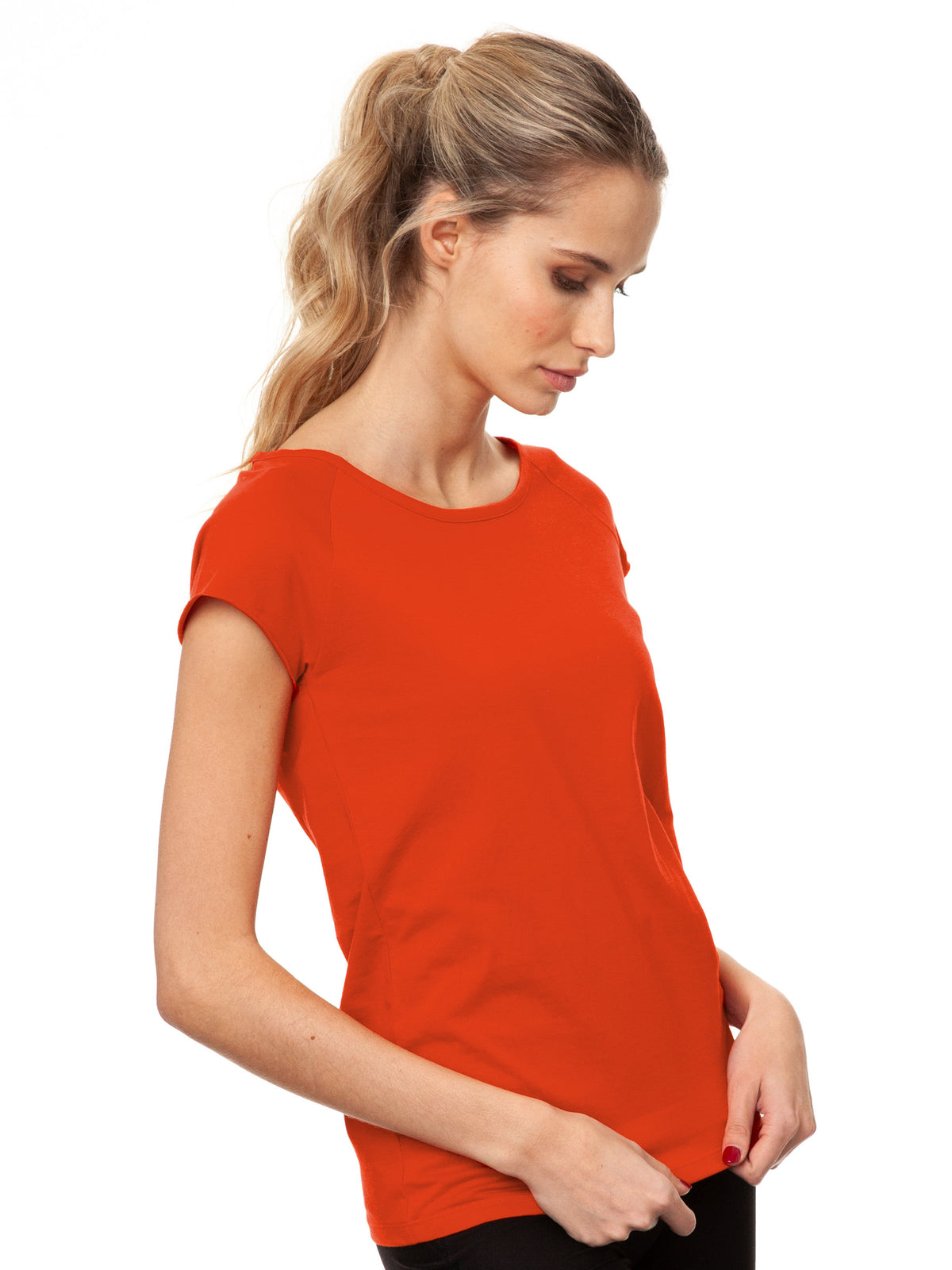 Cap sleeve koi orange