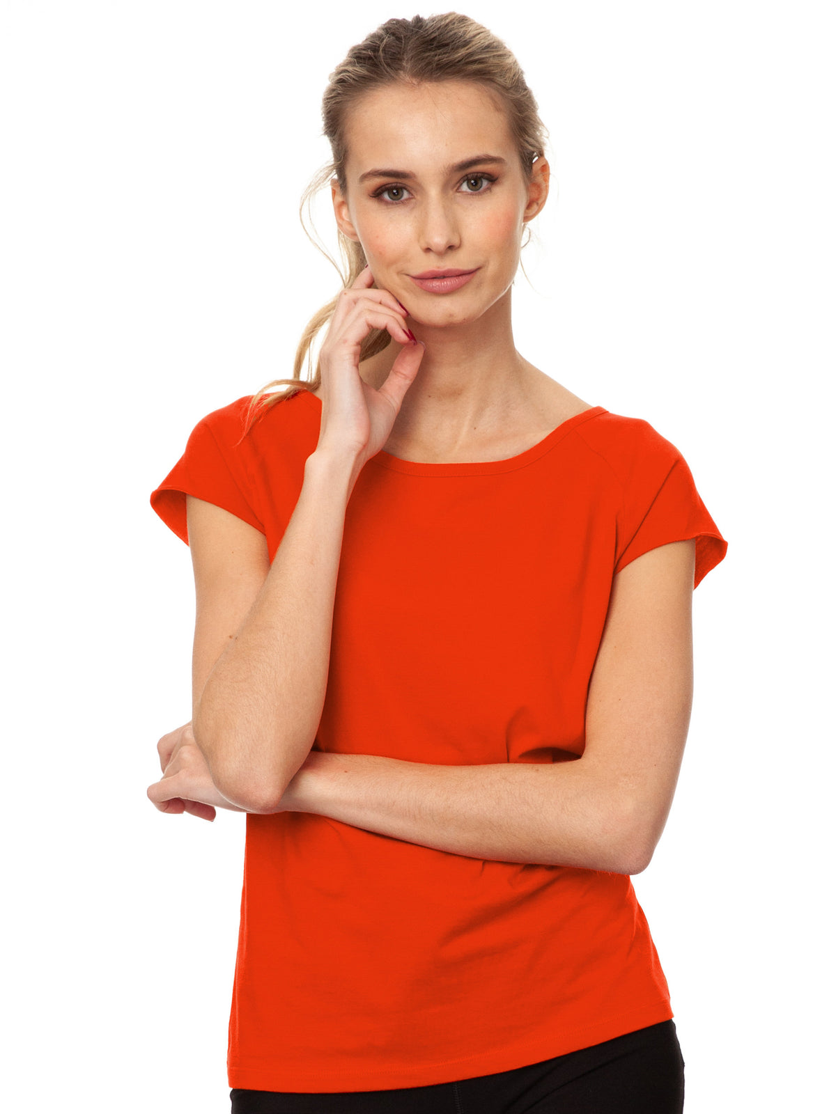 Cap sleeve koi orange